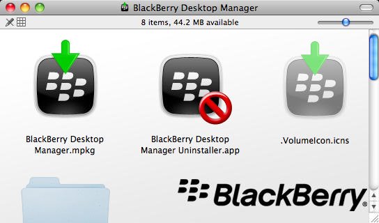 set up blackberry work for mac